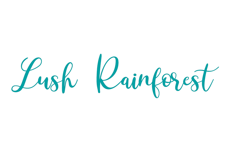 Lush Rainforest product range